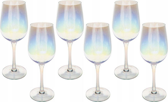 Secret de Gourmet Set of White Wine Glasses Goblets Glass 380ml 6 Pieces