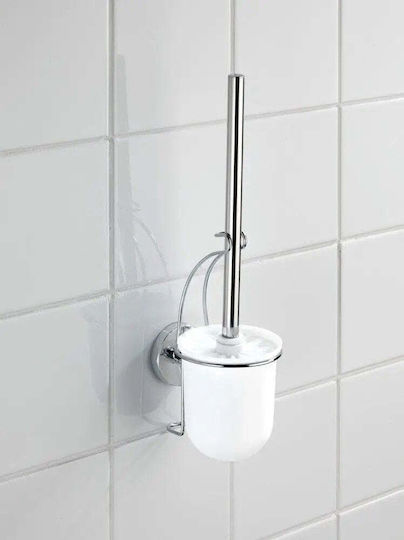 Wenko Inox Grey Bathroom Toilet Brush