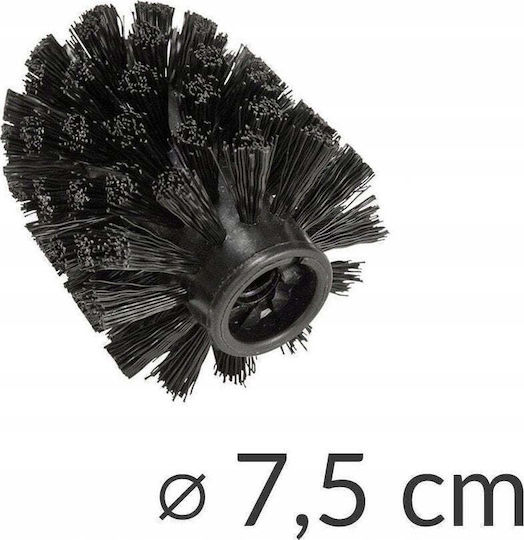 Wenko Inox Silver Bathroom Toilet Brush