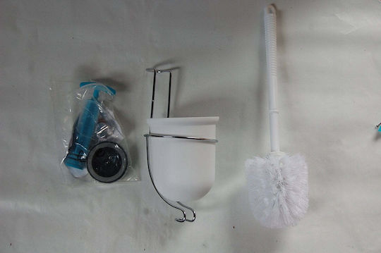 Wenko Inox Grey Bathroom Toilet Brush