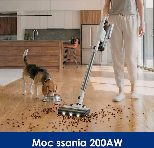 Tineco A25 Plus Акумулаторна Вертикална Прахосмукачка Бяла