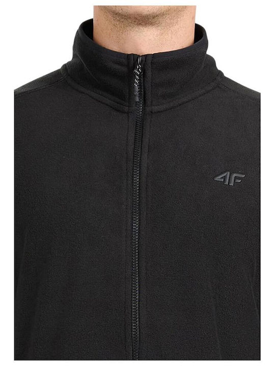 Ανδρική Ζακέτα Fleece Μαύρη