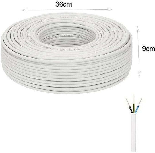 Power Cord 300/500v 100m 3x1.5mm² Electricity Cable 300/500v 100m