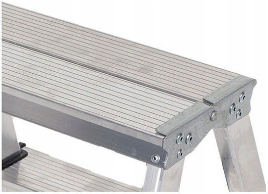 AWTools Aluminium-Leiter mit 5 Stufen