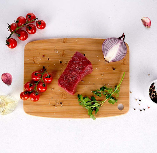 Alpina Appliances Rectangular Bamboo Chopping Board Brown 30x23cm