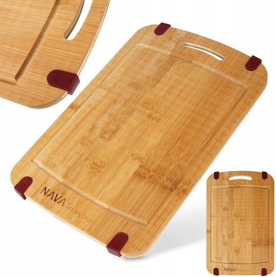 Nava Terrestrial Tocătoare de Bucătărie din Lemn Bej 40x25.5cm