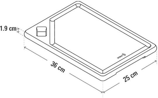 Stolf Επιφάνεια Κοπής Ξύλινη Πράσινη 36x25cm