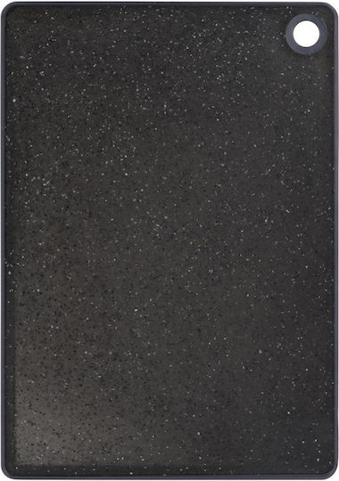 Excellent Houseware Schneidebrett Kunststoff Schwarz 23x16cm 1Stück