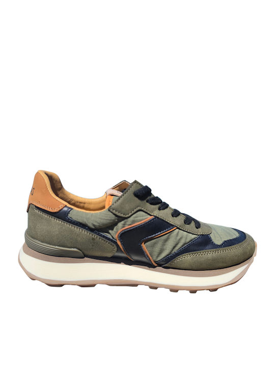 Ανδρικά Sneakers Kaki / Black / Mocca