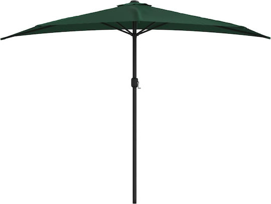 Garten- und Terrassen-Sonnenschirm Rundschreiben Aluminium Grüne Φ3xΥ2.23m