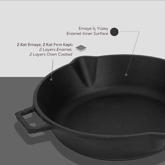 Lava Τηγάνι από Μαντέμι 24cm