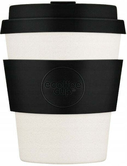 Ecoffee Cup Κούπα Κεραμική Μαύρη 180ml