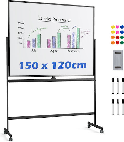 Costway Magnetic Dry Erase Seminar Board with Tripod