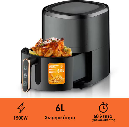 Raf R5330 Air Fryer 6lt Black