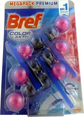 Bref Toilet Block with Flowers Scent 3x50gr