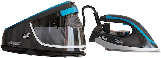 Steam Iron 2400W with Ceramic Plate and Continuous Steam Supply 120g/min