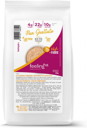 FeelingOk Препечени хлебни трохи Пшеница Протеини 250gr