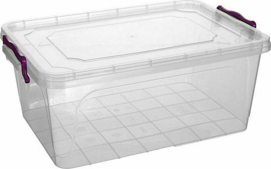 Cyclops Plastic Storage Box with Lid Transparent 55x32.5x23cm 1pcs