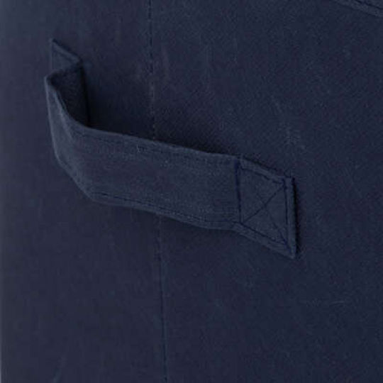 Papier Aufbewahrungsbox mit Deckel Blau 29x29x29cm 2 Stück