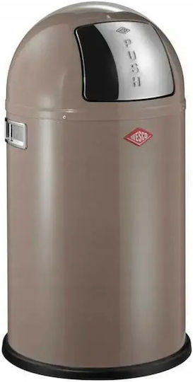 Wesco Wesco Pushboy Mülleimer Kunststoff Grau 22lt