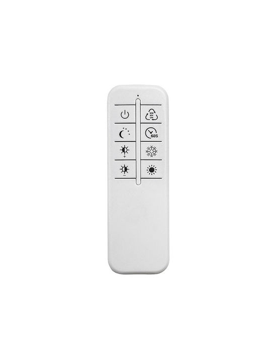 Rabalux Aranis Smart Deckenleuchte Schwarz mit Integrierte LED und Fernbedienung