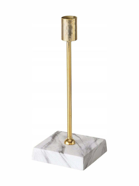 Boltze Marmor Kerzenhalter in Gold Farbe 32x32x32cm
