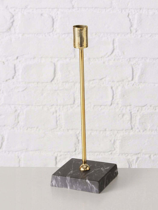 Boltze Marmor Kerzenhalter in Gold Farbe 32x32x32cm