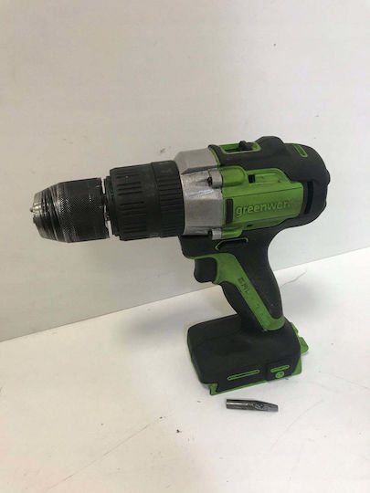 Greenworks GD24DD60K2 Ударен Акумулаторен Двигател за Бормашина Безчетков 24V 1x2Ah