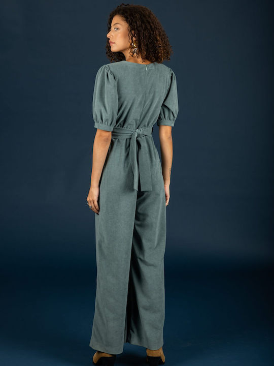 Damenteil Jumpsuit Petrol