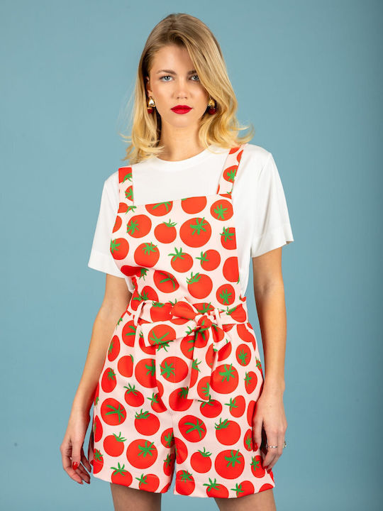 Damenteiliger Jumpsuit Rotes