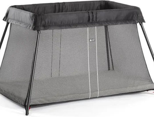 BabyBjorn Travel Crib Light Loc de joacă Plasă neagră 112x82cm