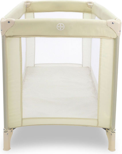 Asalvo Essential Παρκοκρέβατο με Στρώμα Μπεζ 65x125cm