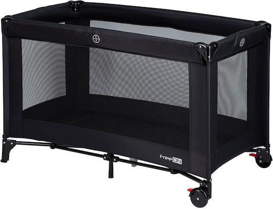 Coccolle Laufstall mit Matratze Schwarz 120x60cm