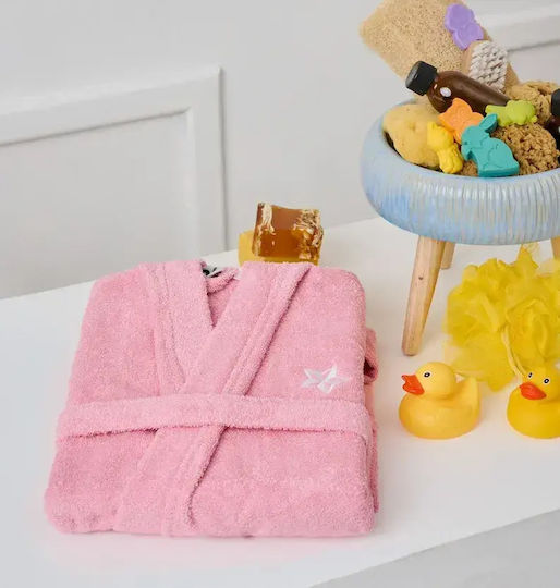 Cokitex Kids Hooded Bathrobe Beauty Line Pink