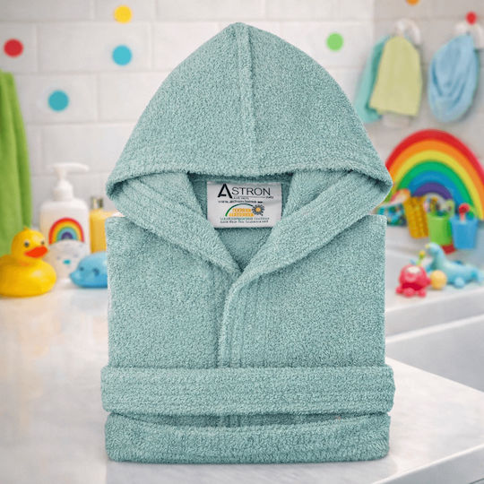 Baby Bathrobe Astron Italy Mint 4-6