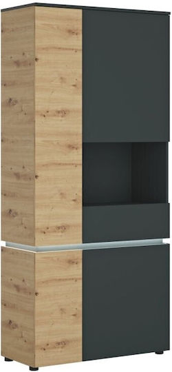Glimmer Black 90.4x40x199cm