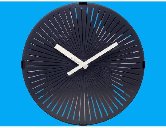 Nextime Ceas De Perete Din Plastic Negru Ø44.5cm