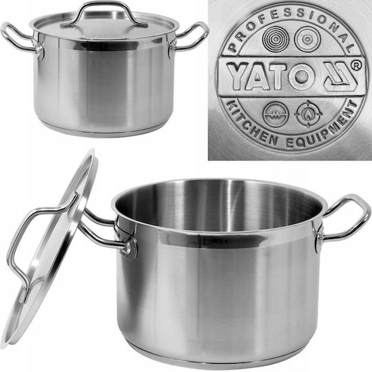 Yato Ανοξείδωτη Κατσαρόλα Μαρμίτα 22.4lt / 36cm