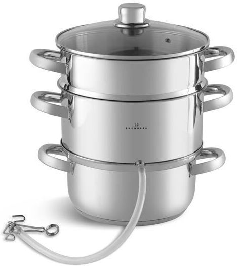 Steam Juicer Steamer 22 Cm Stainless Steel 3 Levels Edenberg Eb-8911