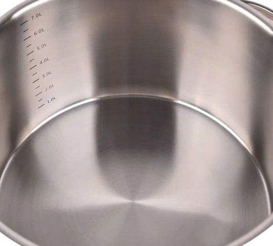 DSP Deep Stainless Steel Pot 9.4lt / 14cm
