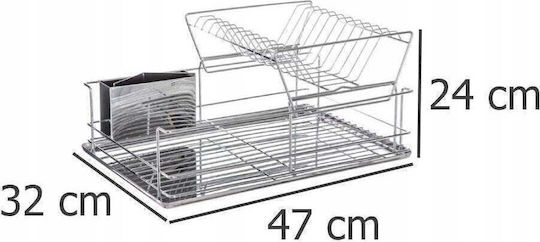 5Five Sink Strainer Inox Gray 47x32x22cm