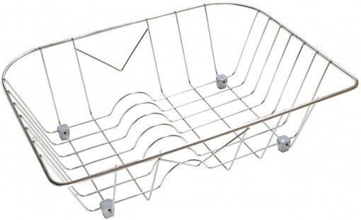 Sanitec No13 Abtropfkorb Inox Silber 37x33cm