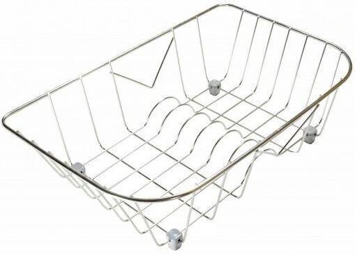 Sanitec Nr. 3 Abtropfkorb Inox Silber 40x31cm