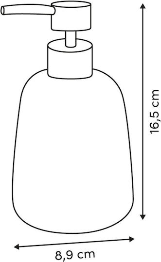 Marva Dispenser Glass Brown 400ml