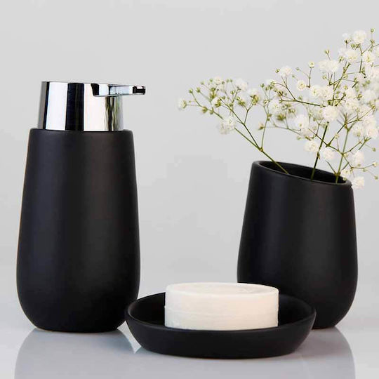 Wenko Badi Dispenser Ceramic Black 320ml