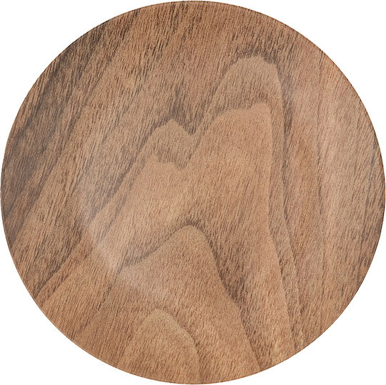 Wood Mood Teller Untiefe Keramik Braun mit Durchmesser 26cm