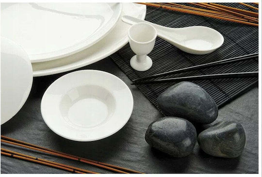 Lumarko Shallow Serving Plate Porcelain Beige 15cm