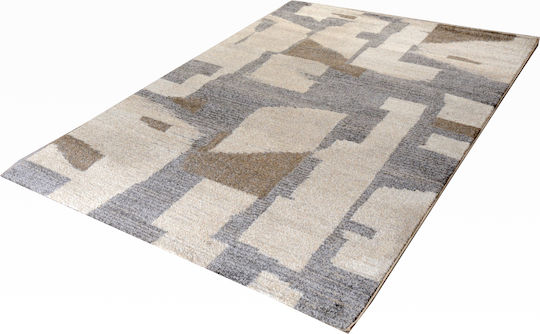 Tzikas Carpets Σετ Μοντέρνα Χαλιά Κρεβατοκάμαρας Μπεζ 2τμχ