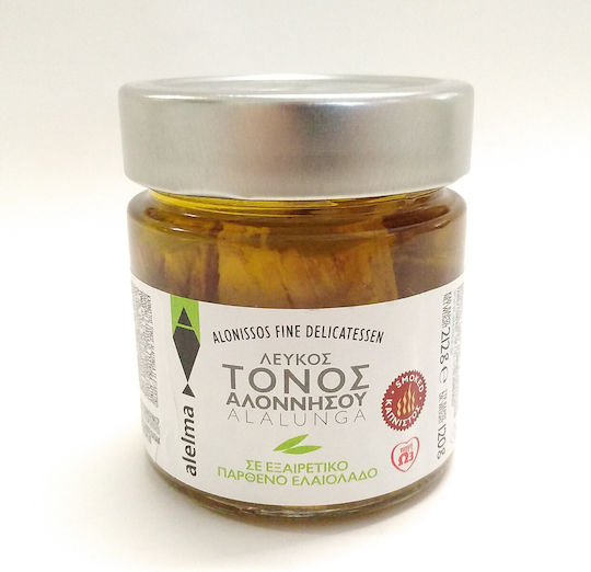 Alelma Tuna Fish White Smoked Alonissos Alalunga In Extra Virgin Olive Oil 212gr