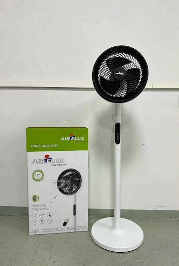 Fan Pedestal 60W Diameter 25.4cm with Remote Control Black